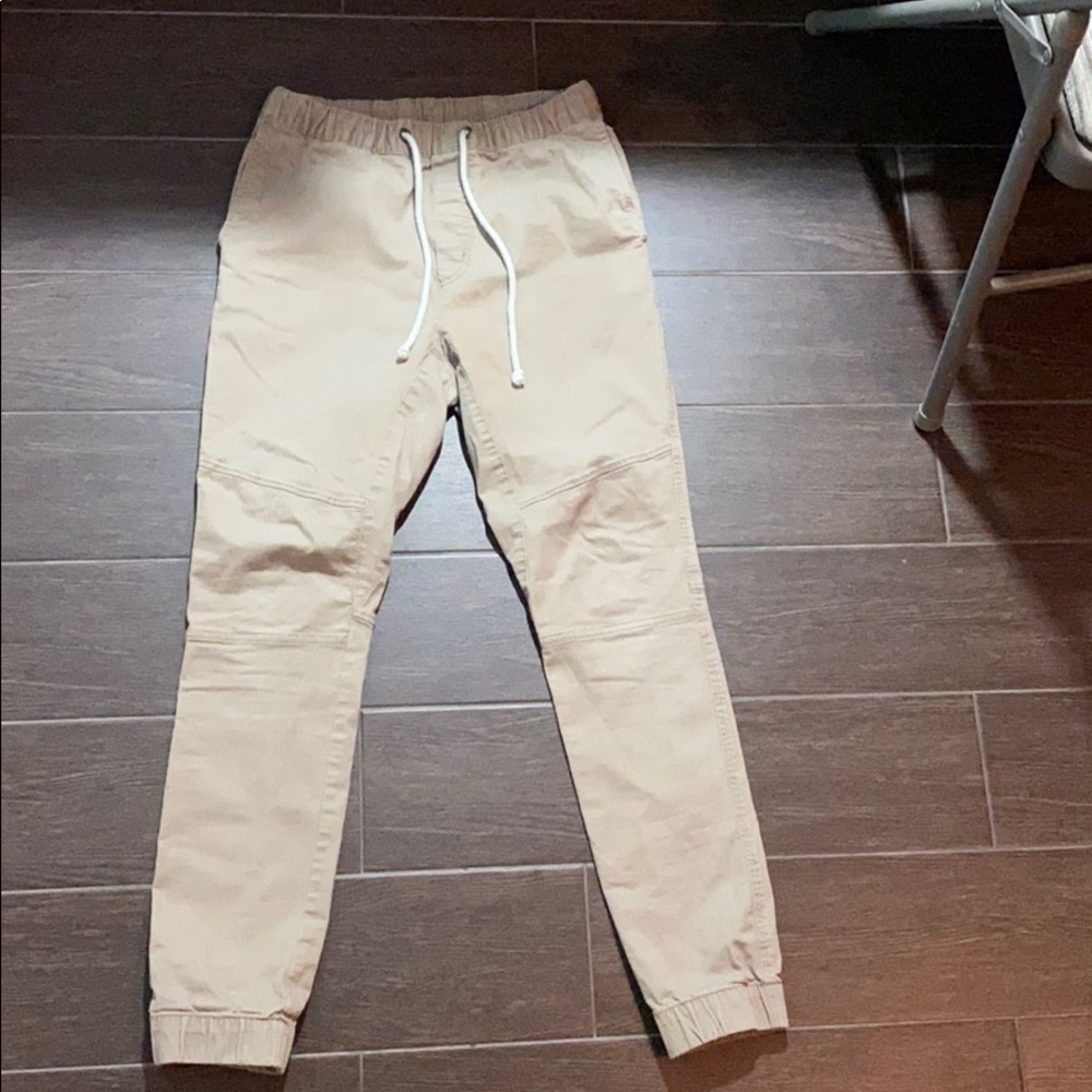 Beige Joggers